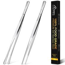 Hotec 12-Inch Stainless Steel Tongs