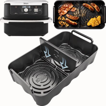 AirFlow Max Ninja FlexDrawer 10.4L AF500UK 3-in-1 Silicone Liner with Divider | Glove-Like Fit | 3.5mm Thick with 15mm Ridges for Airflow