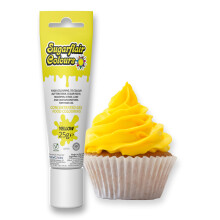 Sugarflair Essentials Yellow Food Colouring Gel 25g - Concentrated Gel Food Dye for Cake Decorating, Buttercream, Fondant, Royal Icing - Vegan