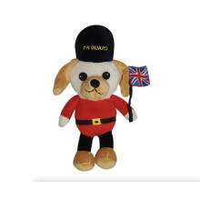 Pet London BRITISH GUARD DOG CHARACTER PLUSH TOY-UK SQUEAKY