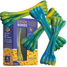 Perky Tails – Almost Indestructible Dog Toys for Small to Medium Dogs – Plastic Dog Dogs for Aggressive Chewers