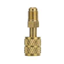 Brass Adapter R410 Imported Mini Split Air Conditioner 1/4 Male to 5/16 Female Low Loss Anti-Back Joint HVAC Services