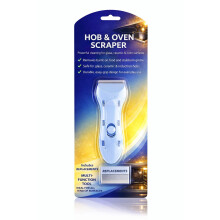 Non-Scratch Hob & Oven Scraper Tool – Reusable Multi-Purpose Kitchen Surface Cleaner for Glass, Ceramic & Induction Cooktops – Ergonomic Design