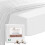Pizuna 100% Cotton Sheets King Size White 1