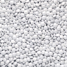 Coloured Milk Chocolate Beans - 30g or 100g - Cake, Cupcake & Cookie Decoration Sprinkles (White, 30g)