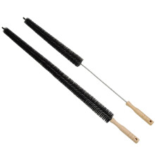 Armo Pack Of 2 Long Radiator Brush Heavy Duty Flexible Radiator Brush With Wooden Handle Slim Long Reach Radiator Duster Dirt Lint Remover 120CM