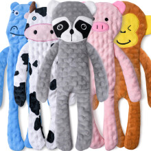 SHARLOVY Large No Stuffing Dog Toys Squeaky 5 Pack