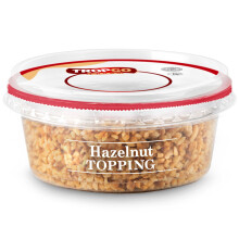 Tropgo Hazelnuts Topping 150g - Honey Glased Hazel Nuts in Resealable and Recyclable Tub - Great for Snacks, Smoothies, Baking, and Cooking