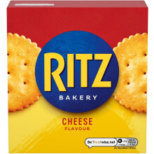 Ritz Cheese Flavoured Crackers, Classic Savoury Snack, 140 g (1-Pack)