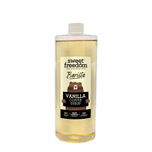 Sweet Freedom Vanilla Coffee Syrup - 1 litre | Great Taste | Natural Sweetness Derived from Fruit | Ideal for Baristas & Coffee Lovers