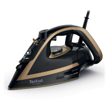 Tefal Puregliss Steam Iron 3000W, 280 g/min Steam Boost, 50g/min Continuous Steam, 270ml Water Tank, Durilium Non Stick Soleplate, Auto Off Anti Drip