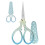 ASIRYVA 1 Pcs Embroidery Scissors with Protective Case, Sewing Scissors for Needlework, Thread Cutting, Handicrafts & DIY Projects (Blue) 1