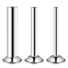 3 Pack Sausage Tubes, Grinder Stuffer Filling Tube Stainless Steel Sausage Filler Funnel Nozzles Attachment Stuffing