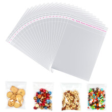 Cellophane Bags, 300pcs 5X7 Inches Self Seal Clear Sweet Bags Small Cookie Bag for Wrapping Cookies, Sweets, Chocolates, Gifts, Jewellery Party Favor