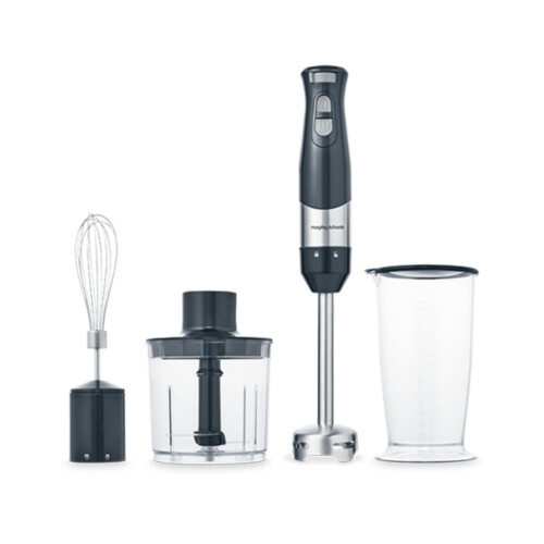 Morphy Richards Morphy Richards Total Control Hand Blender, Variable Speed Control, Turbo Boost, 700ml Measuring Beaker, Whisk, Detachable Blending Leg