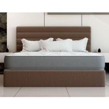 eXtreme comfort ltd Cooltouch Colours Grey Single Mattress - 90x190cm, 18cm deep. Memory Foam and Coil Spring Hybrid, Plush Comfort