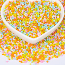 Twisweet Easter Nonpareils 130g, Edible Mini Pearl Sprinkles for Cake Decorating, Yellow Green Orange Pink White and Blue Sugar Sprinkles Mix