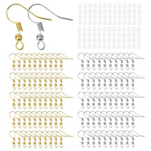 Earring Making Kit, 200 PCS Hypoallergenic Earring Making Supplies with Hooks, Backs & Jump Rings