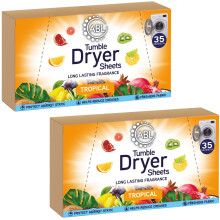 Tumble Dryer Sheets | Laundry Sheets Scented | Fabric Conditioner Sheet 70 units (Tropical)