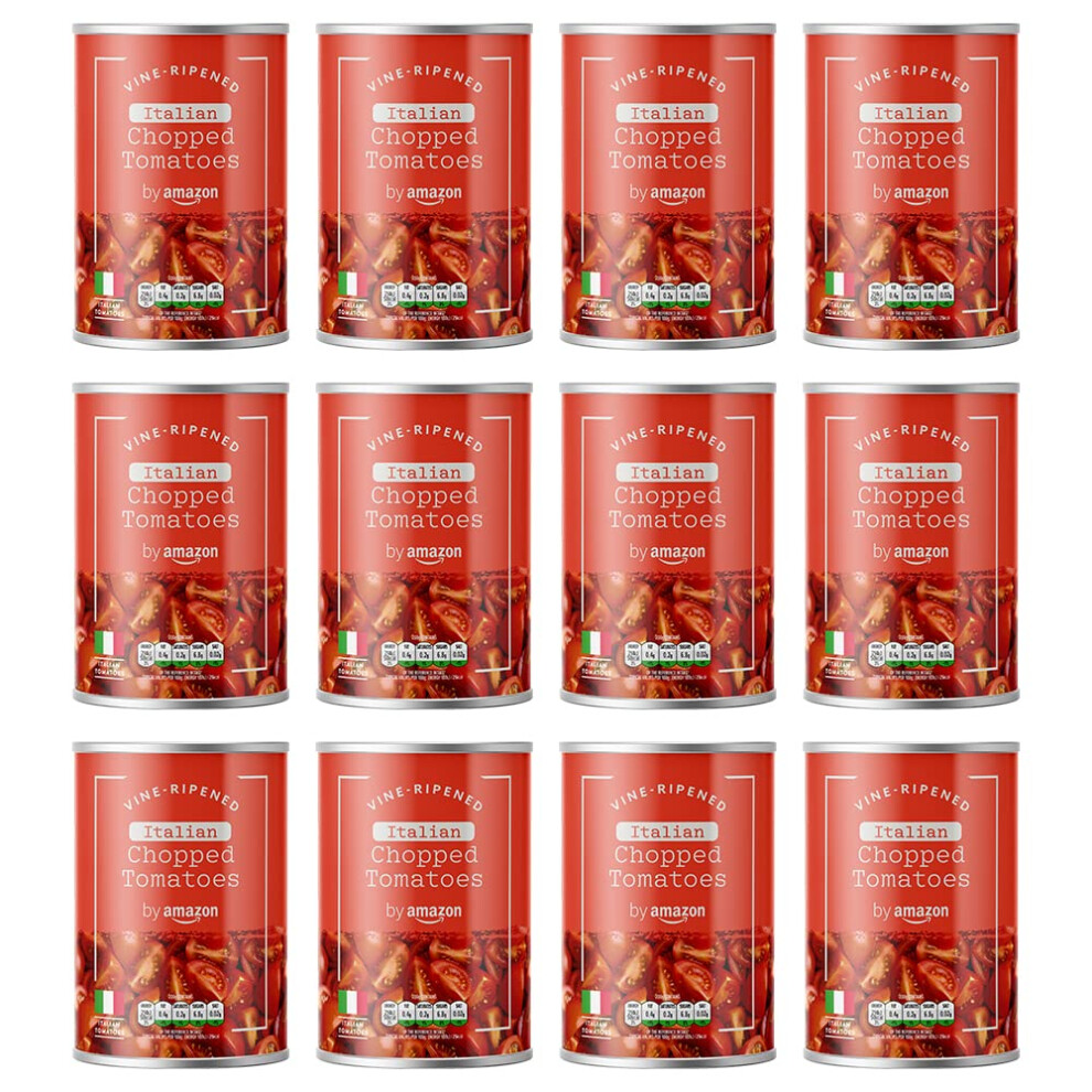 By Amazon Italian Chopped Tomatoes, 400G, Pack Of 12