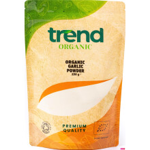 Trend Organic Garlic Powder, 250g - Bold Flavour and Essential Nutrient for Robust Cooking| Certified Organic, Vegan, Non-GMO