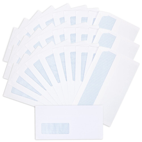 Postmaster DL Window Envelopes 110 x 220mm 80 GSM Self Seal White 1000 Pack 1
