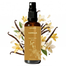 Vanilla Room, Linen & Pillow Spray by Aromafume | 100ml/3.38 fl oz | with Pure Vanilla Essential Oil | Aromatherapy Spray for Relaxation