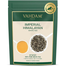 VAHDAM, Imperial White Tea Leaves From Himalayas (25 Cups/1.76oz) High Elevation Grown, White Tea Loose Leaf Tea | Pure Unblended Loose Leaf Tea