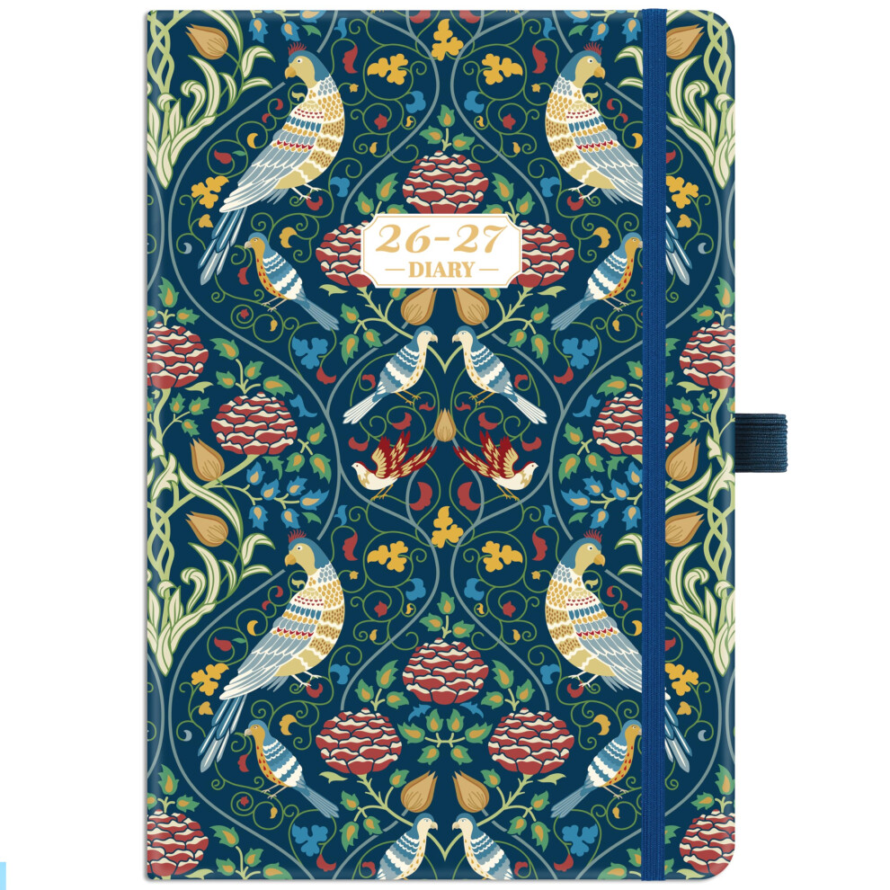 Academic Diary 2026-2027 - Diary 2026-2027 a5 Week to View from August 2026 to July 2027, Pen Holder, Inner Pock, Premium Hardcover, 14.6 * 21.4 cm-image-OPC-PTX2BX7-NEW
