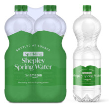 by Amazon Sparkling Spring Water, 4 x 2L