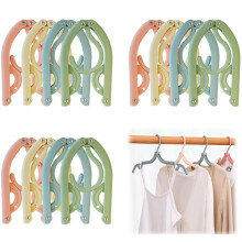 Armo Pack Of 12 Foldable Travel Hanger Folding Clothes Shirts Dress Coat Portab
