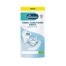 Dr. Beckmann Fabric Conditioner Sheets Sensitive | No mess | Convenient and pre-dosed fabric conditioner sheets |Dissolvable