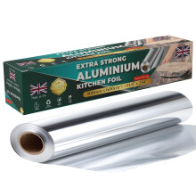 Essentials Pro Heavy Duty Aluminium Foil Roll – 30cm x 6m – Strong Foil for Cooking, Freezing & Catering – Low Price Deal