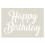 Happy Birthday Scroll Stencil - A7 (10x7cm) Cake Decorating & Craft Stencil 1