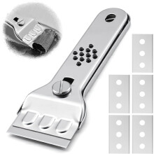 Oven Cleaning Kit with 5 Replacement Attachments, Multi Surface Cleaning Tool Set for Oven Glass, Hob and Kitchen Cleaning