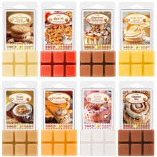 SNOWSEN Bakery Wax Melts Wax Cubes, Strong Fragrance Soy Wax Cubes for Wax Warmer, Scented Wax Melts Gift Set, Toasted Coconut, Apple Pie