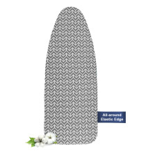Frilodge Ironing Board Cover and Pad, 125 x 45, 122 x 38, Thick Padding, Resist Scorching and Staining, Adjustable Fastener