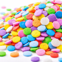 100g Edible Rainbow Sprinkles Confetti Rainbow Sprinkles Of Pearl Sugar Cake Sprinkles, Edible Cake Sprinkle