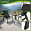 Gartenstuhlset, 2 stapelbare Eisenstühle, UV-beständig 3