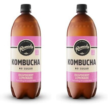 Remedy Kombucha Tea - Raspberry Lemonade - Probiotic for Gut Health