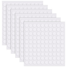 soodyoow 600 Pieces Glue Dots Double Sided, Round Balloon Glue Dots, Transparent Removable Balloon Sticky Dots for Party Decorations, DIY Art