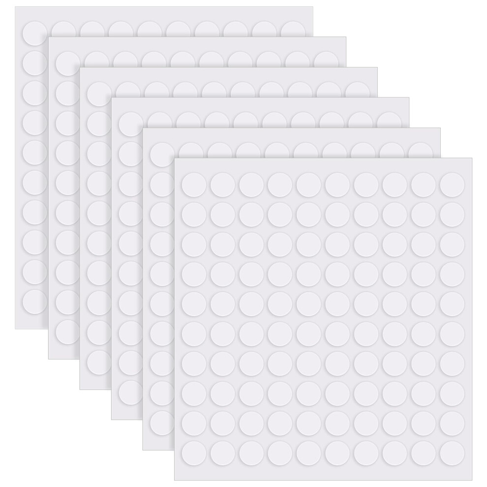 Soodyoow 600 Pieces Glue Dots Double Sided, Round Balloon Glue Dots, Transparent Removable Balloon Sticky Dots For Party Decorations, Diy Art 5051227152046