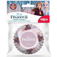 Dekora Anna and Elsa Frozen 2 Cupcake Cases Paper, 0.05 kg