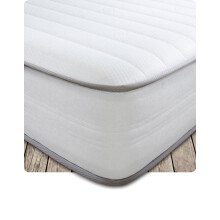 Starlight Beds Dream Dusk, Hybrid Spring and Memory Foam Kingsize Mattress. Maximum Value Mattress. Soft, 7.5 Inch Deep (White) (5ft x 6ft6)