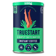 TrueStart Instant Coffee - Barista Grade Lightly Caffeinated, Premium Freeze Dried - 50:50 Colombian & Brazilian Arabica