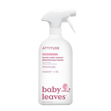 ATTITUDE Baby Laundry Stain Remover, Plant and Mineral-Based Ingredients, Vegan Household Products, Unscented, 800 mL