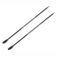 ANCLLO 2pcs 304 Stainless Steel Coffee Art Pen Barista Cappuccino Espresso Coffee Decorating Latte Art Pen Fancy Cafe Tool
