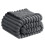 RUIKASI Fleece Throw Blanket for Sofa - Single Fluffy Grey Throws for Sofas Large, Soft Warm Blanket Throw for Couch 1