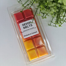 Devon Melts - Rhubarb 'n' Custard - Highly Scented 100% Soy Wax Snapbar