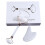 Roller Gua Sha, White Jade Face Roller Skin Care Tools 1